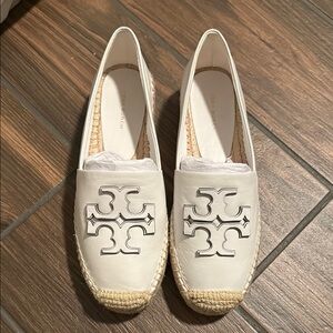 NWOT Tory Burch Women's White Espadrille Shoes